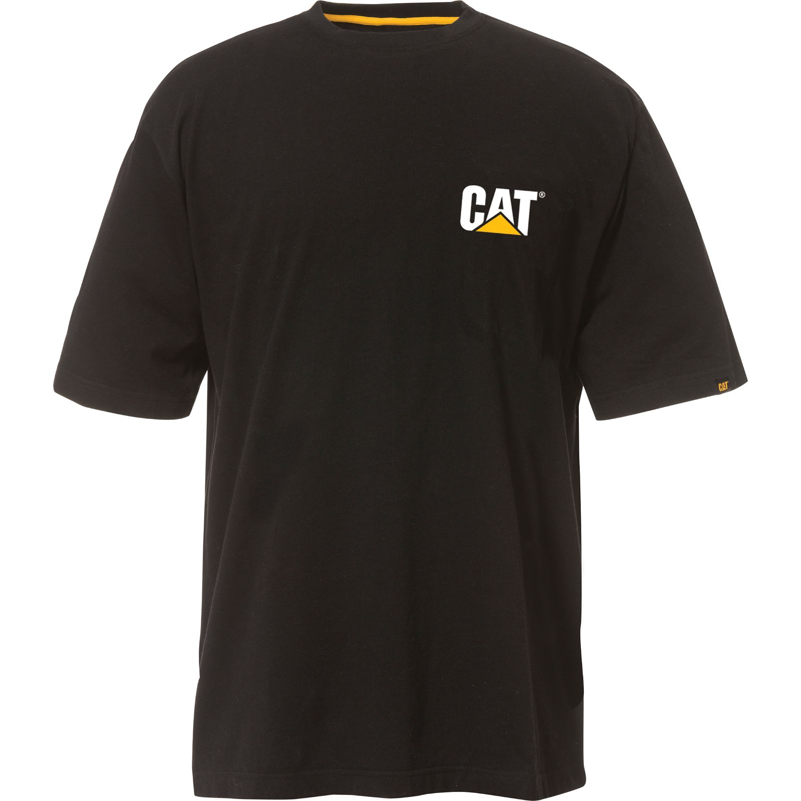 Caterpillar Trademark Philippines - Mens T-Shirts - Black 68971KHTU